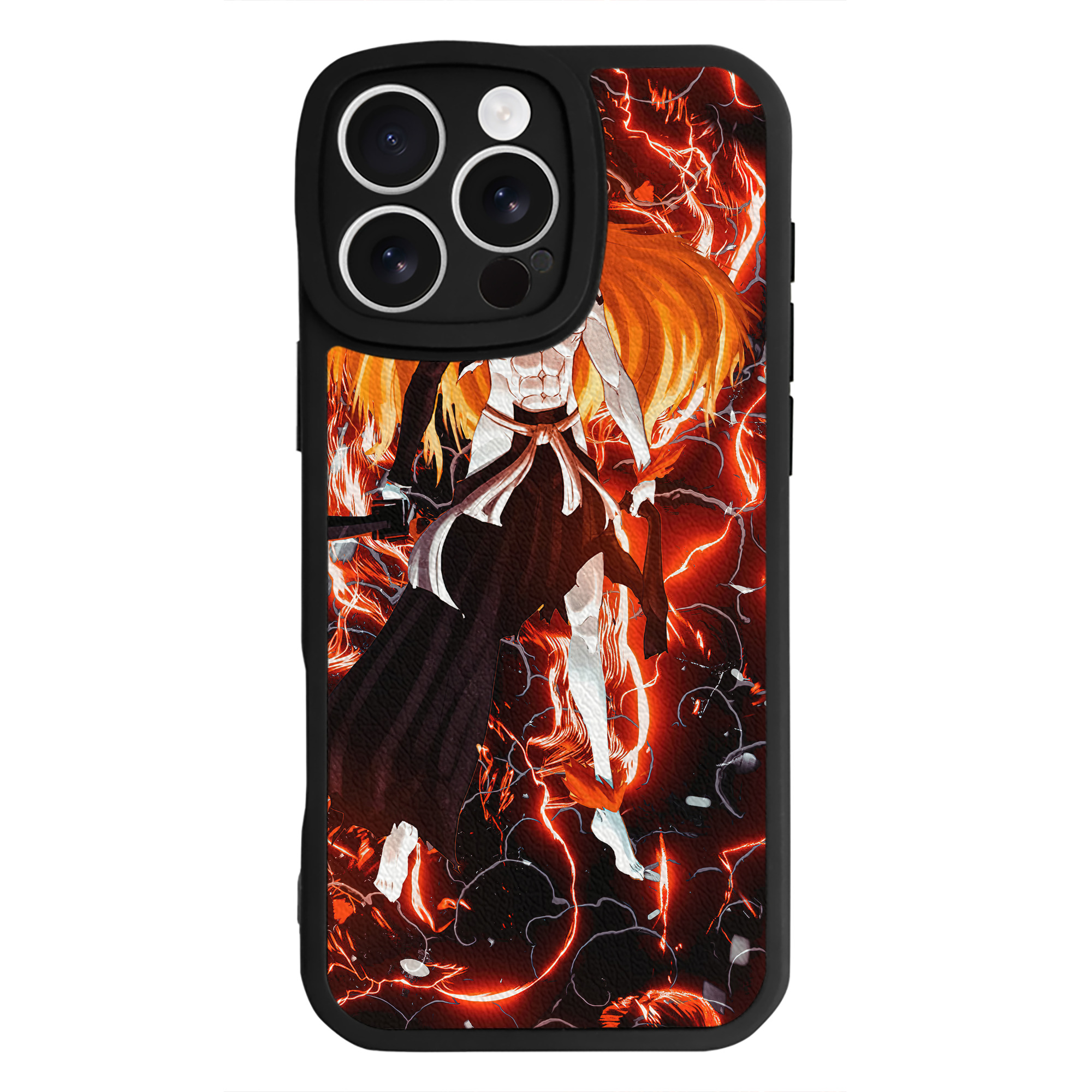 （画像用） ブリーチ BLEACH 【iPhone 16シリーズ対応】シリコンスマホケース（レザー調） 材質：シリコン